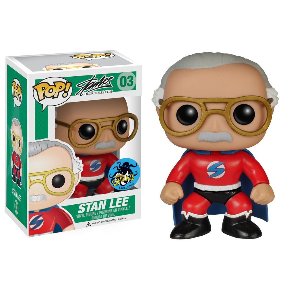 Funko Pop Marvel Stan Lee Superhero LA Comic Con Hot Topic Exclusive 03 Vaulted